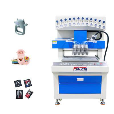 18 Color Rubber Making Machine , Machine To Make PVC Patches Fully Automatic