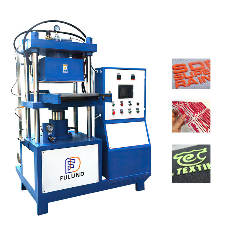Four Column Vacuum Vulcanizing Machine Silicone Rubber Oil Seal Making Machine For Shoe Label