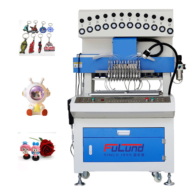  3D pvc label making machine silicone drip mold machine fully auto Rubber Patch Dispensing Machinery