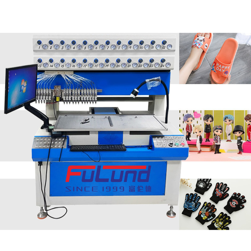 Factory  brand Automatic sole and upper PVC silicone product molding machine