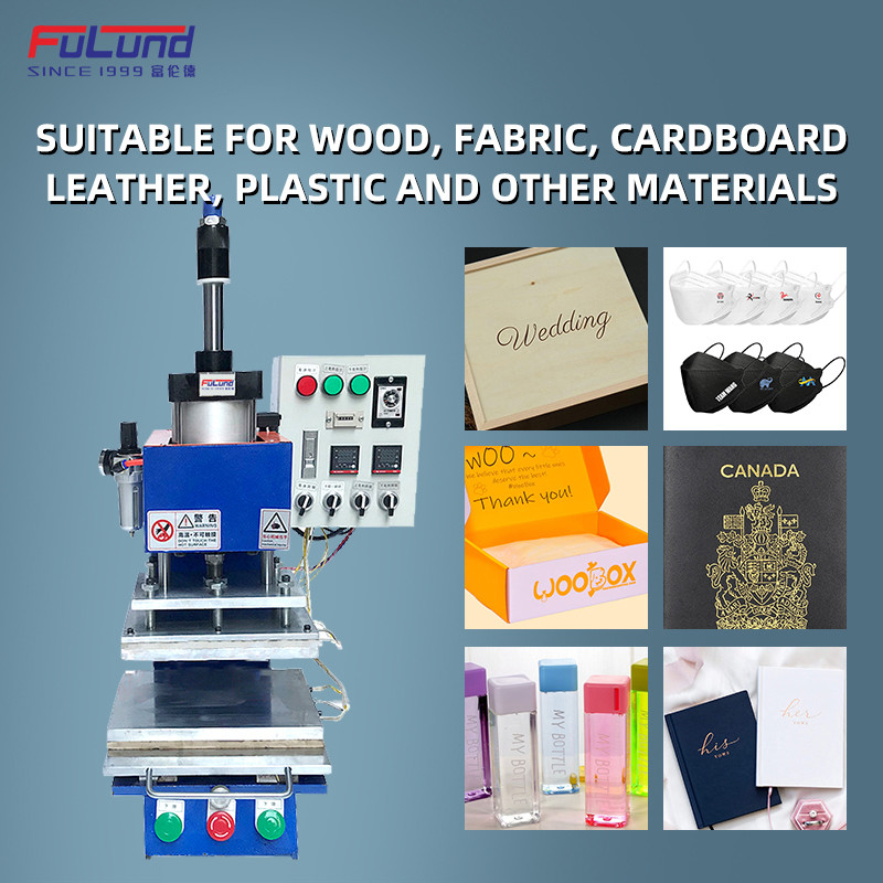 Hot Foil Machine Aluminum Gold Foil Printer Printing Machine Automatic Pneumatic Digital Hot Foil Stamping Machine