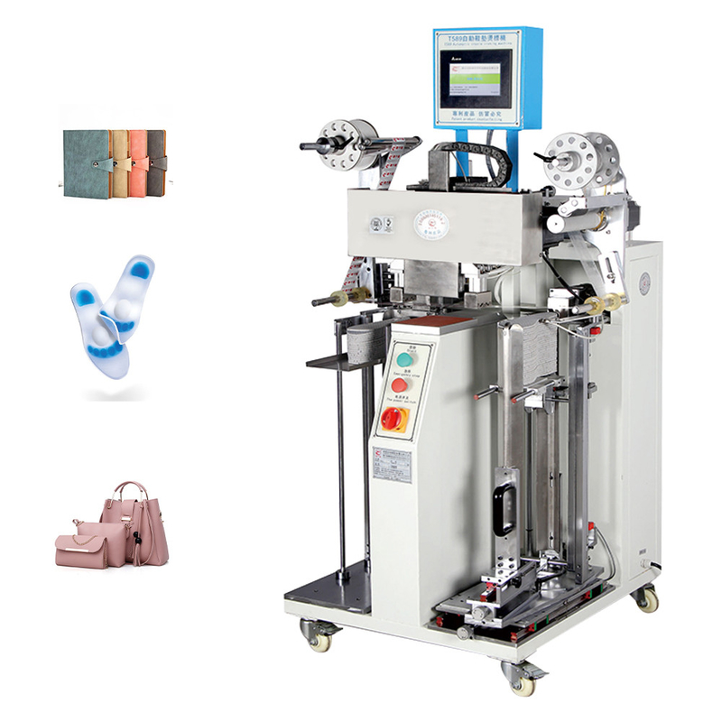Heat Transfer Label Hot Stamping Machine 1.5KW For Shoe Making Labeling