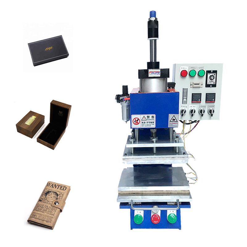 pneumatic digital Hot Gold Foil Stamping Machine For Wedding Invitation Card