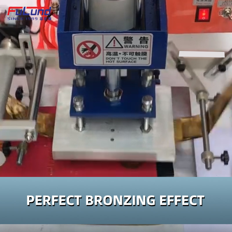 Manual Heat Foil Stamping Machine 220V for Leather Paper Wood